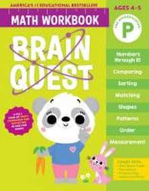 Brain Quest Math Workbook: Pre-Kindergarten de Workman Publishing