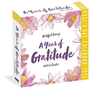 A Year of Gratitude Page-A-Day(r) Calendar 2025 de A Network for Grateful Living