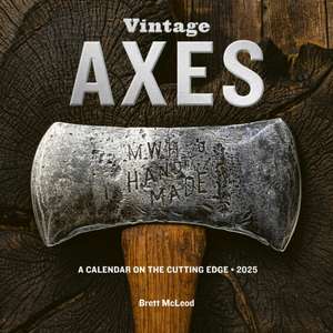 Vintage Axes Wall Calendar 2025 de Brett McLeod