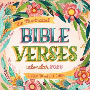 Illustrated Bible Verses Wall Calendar 2025 de Rebecca Brinton