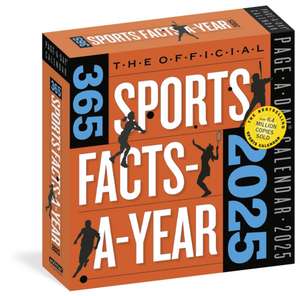 Official 365 Sports Facts-A-Year Page-A-Day(r) Calendar 2025 de Workman Calendars