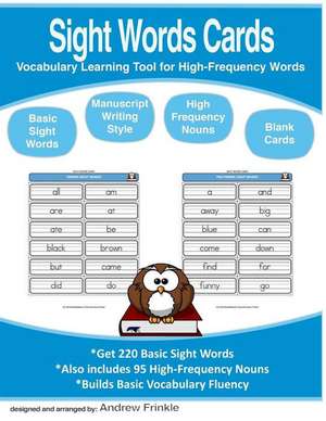 Sight Words Cards de Andrew Frinkle