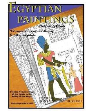 Egyptian Paintings Coloring Book de Donald Landes-McCullough