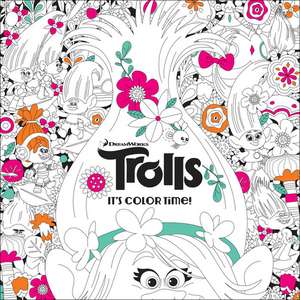 The Official Trolls Coloring Book de Random House