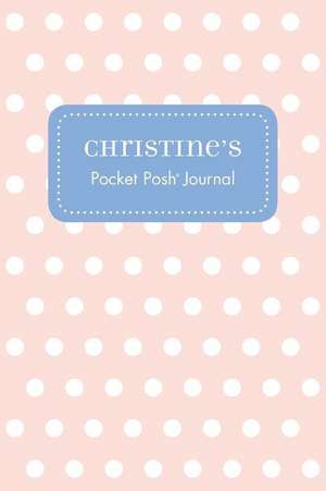 Christine's Pocket Posh Journal, Polka Dot de Andrews McMeel Publishing