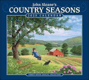 John Sloane's Country Seasons 2025 Deluxe Wall Calendar de John Sloane