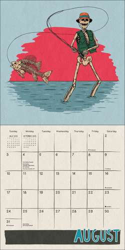 Death Takes a Holiday 2025 Wall Calendar de Mr. Made Suwarnata