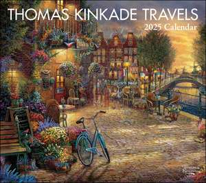 Thomas Kinkade Travels 2025 Deluxe Wall Calendar de Thomas Kinkade