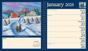 John Sloane's Country Seasons 12-Month 2025 Monthly/Weekly Planner Calendar de John Sloane