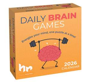 Daily Brain Games 2026 Day-to-Day Calendar: Energize your mind a puzzle at a time de HappyNeuron