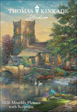 Thomas Kinkade Studios 2026 Monthly Pocket Planner Calendar with Scripture de Thomas Kinkade