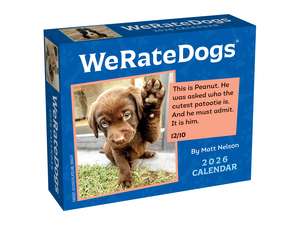 WeRateDogs 2026 Day-to-Day Calendar de Matt Nelson