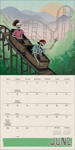 Death Takes a Holiday 2026 Wall Calendar de Mr. Made Suwarnata