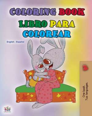 Coloring book #1 (English Spanish Bilingual edition) de Shelley Admont