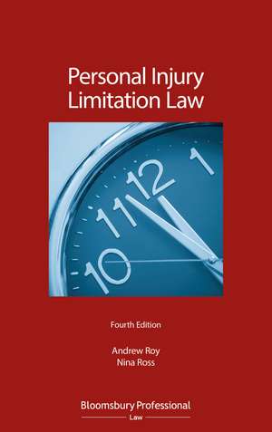 Personal Injury Limitation Law de Andrew Roy KC