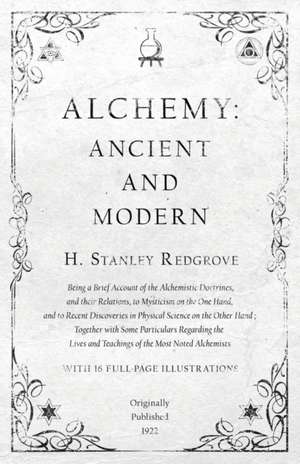 Alchemy de H. Stanley Redgrove