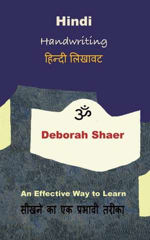 Hindi Handwriting de Deborah Shaer