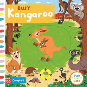 Books, C: Busy Kangaroo de Campbell Books