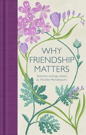 Why Friendship Matters de Michèle Mendelssohn