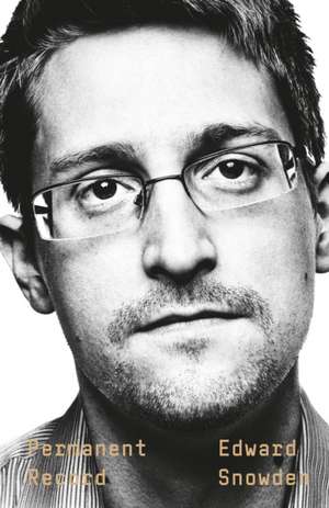 Permanent Record de Edward Snowden