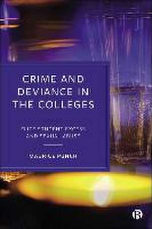 Crime and Deviance in the Colleges – Elite Student Excess and Sexual Abuse de M Punch