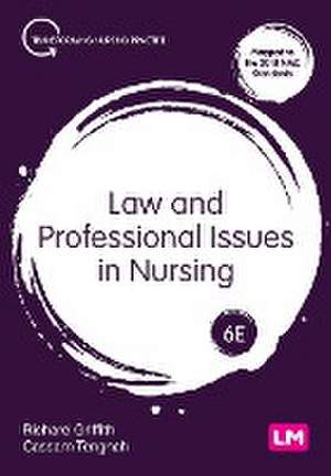 Law and Professional Issues in Nursing de Richard Griffith