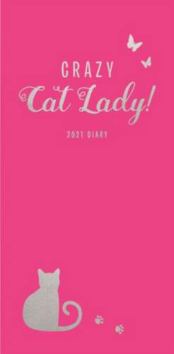 FASHION DIARY CRAZY CAT LADY SLIM DIARY