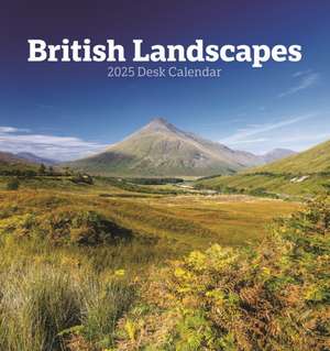 British Landscapes Easel Desk Calendar 2025 de Carousel Calendars