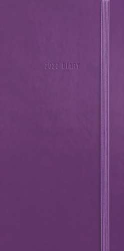 FASHION DIARY PURPLE SOFT TOUCH SLIM DIA