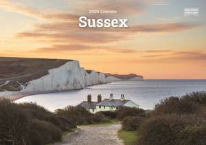 Sussex A5 Calendar 2025 de Carousel Calendars