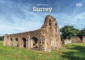 Surrey A5 Calendar 2025 de Carousel Calendars