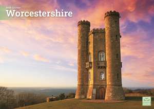 Worcestershire A4 Calendar 2025 de Carousel Calendars