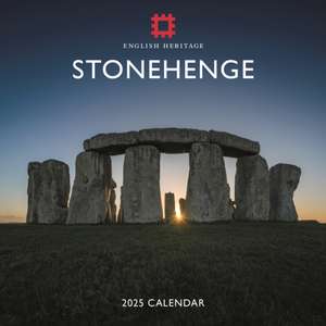 English Heritage, Stonehenge Square Mini Calendar 2025 de Carousel Calendars