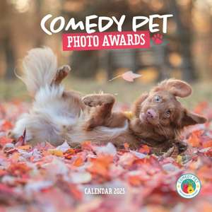 Comedy Pet Photography Awards Square Wall Calendar 2025 de Carousel Calendars