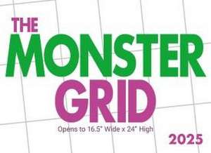 2025 Monster Grid Wall Calendar de Carousel Calendars