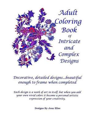 Adult Coloring Book de Elise, Joan