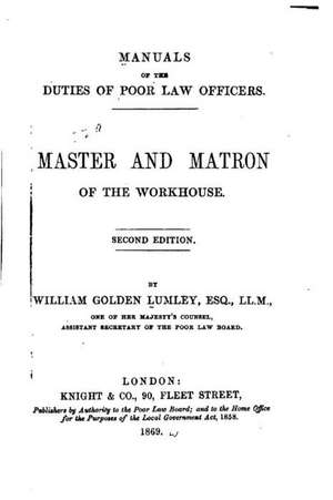 Master and Matron of the Workhouse de William Golden Lumley