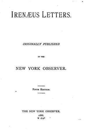 Irenaeus Letters de Irenaeus