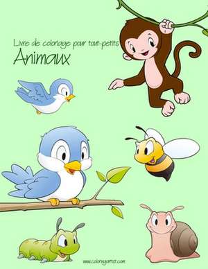 Livre de Coloriage Pour Tout-Petits Animaux 1 de Nick Snels