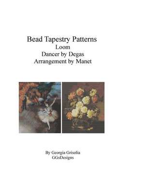 Bead Tapestry Patterns Loom Dancer by Degas Arrangement by Manet de Georgia Grisolia