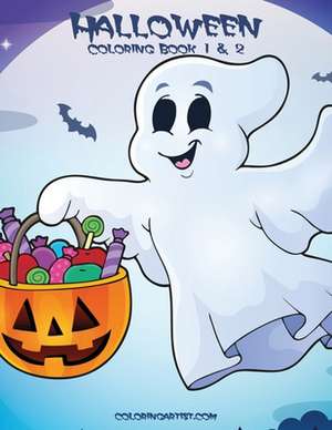 Halloween Coloring Book 1 & 2 de Nick Snels