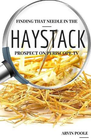 Finding That Needle in the Haystack Prospect on Periscope.TV de Arvin Poole