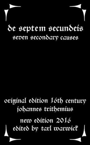 de Septem Secundeis de Johannes Trithemius