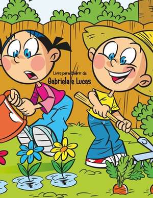 Livro Para Colorir de Gabriela E Lucas 1 de Nick Snels