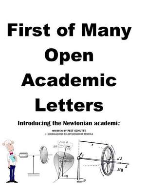 First of Many Open Academic Letters de Peet (P S. J. ). Schutte