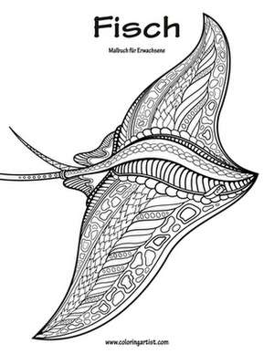 Fischmalbuch Fur Erwachsene 1 de Nick Snels