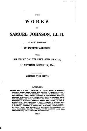 The Works of Samuel Johnson - Vol. V de Samuel Johnson