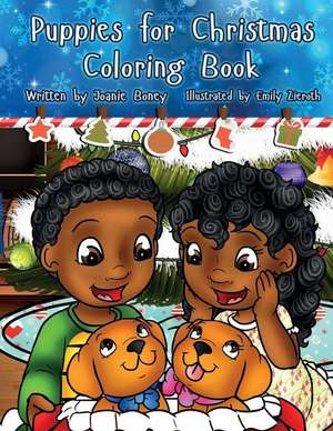 Puppies for Christmas Coloring Book de Joanie Boney