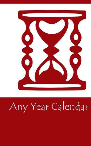 Any Year Calendar de Lazaros' Blank Books