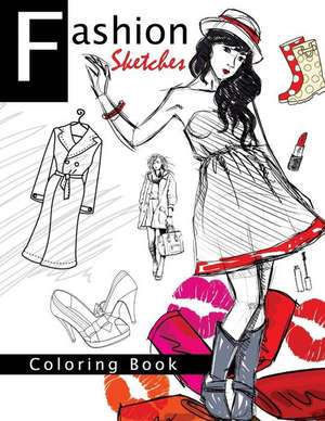 Fashion Sketches Coloring Book Volume 1 de Helen D. Hogan